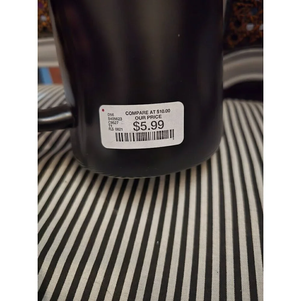 NWT Rae Dunn Fangtastic Vampire Halloween Mug Black 2021